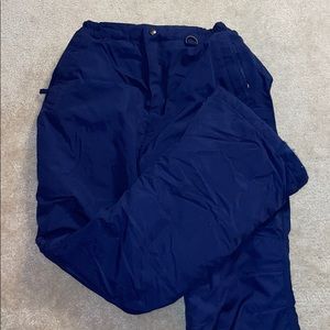 Lands’ End Kids Navy Blue Snow Pants